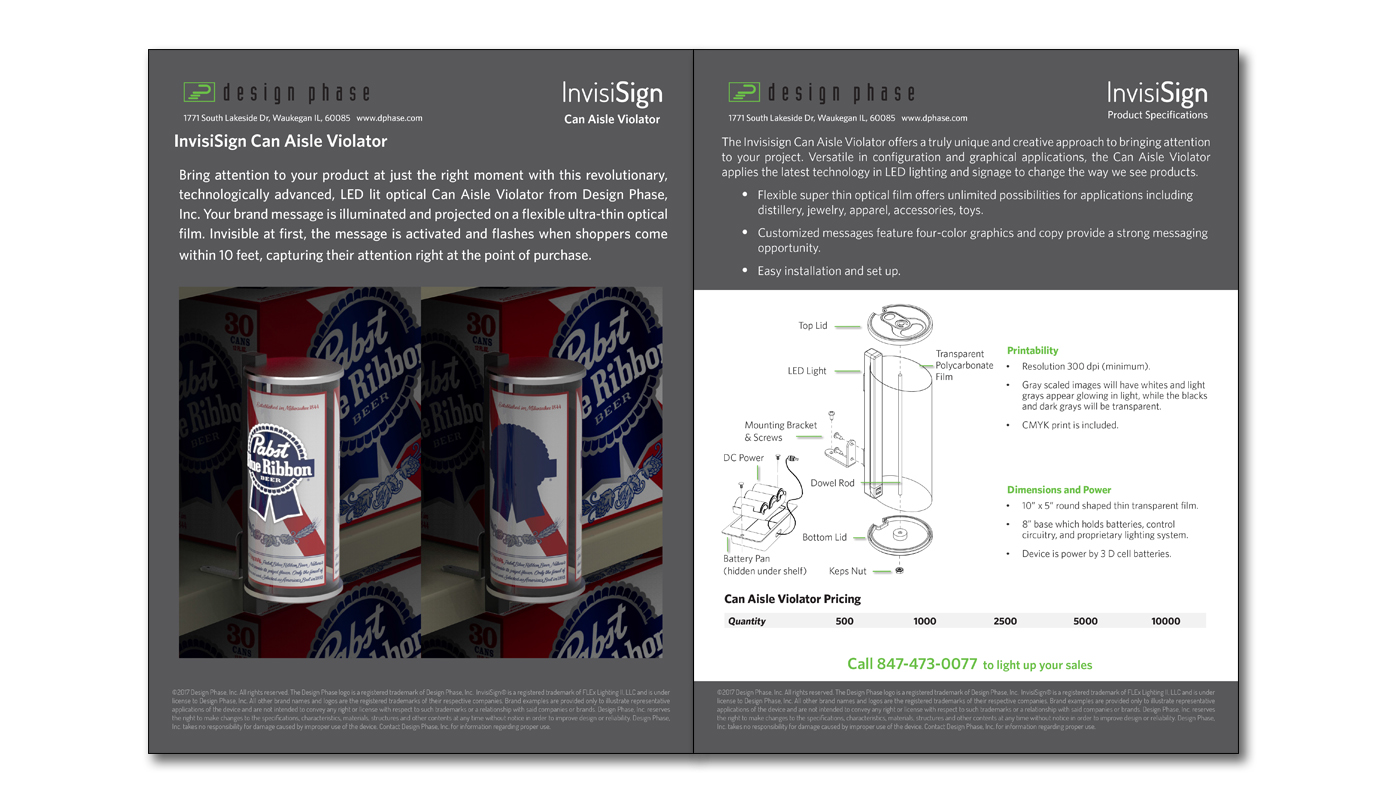 Design Phase InvisiSign Sellsheet 1