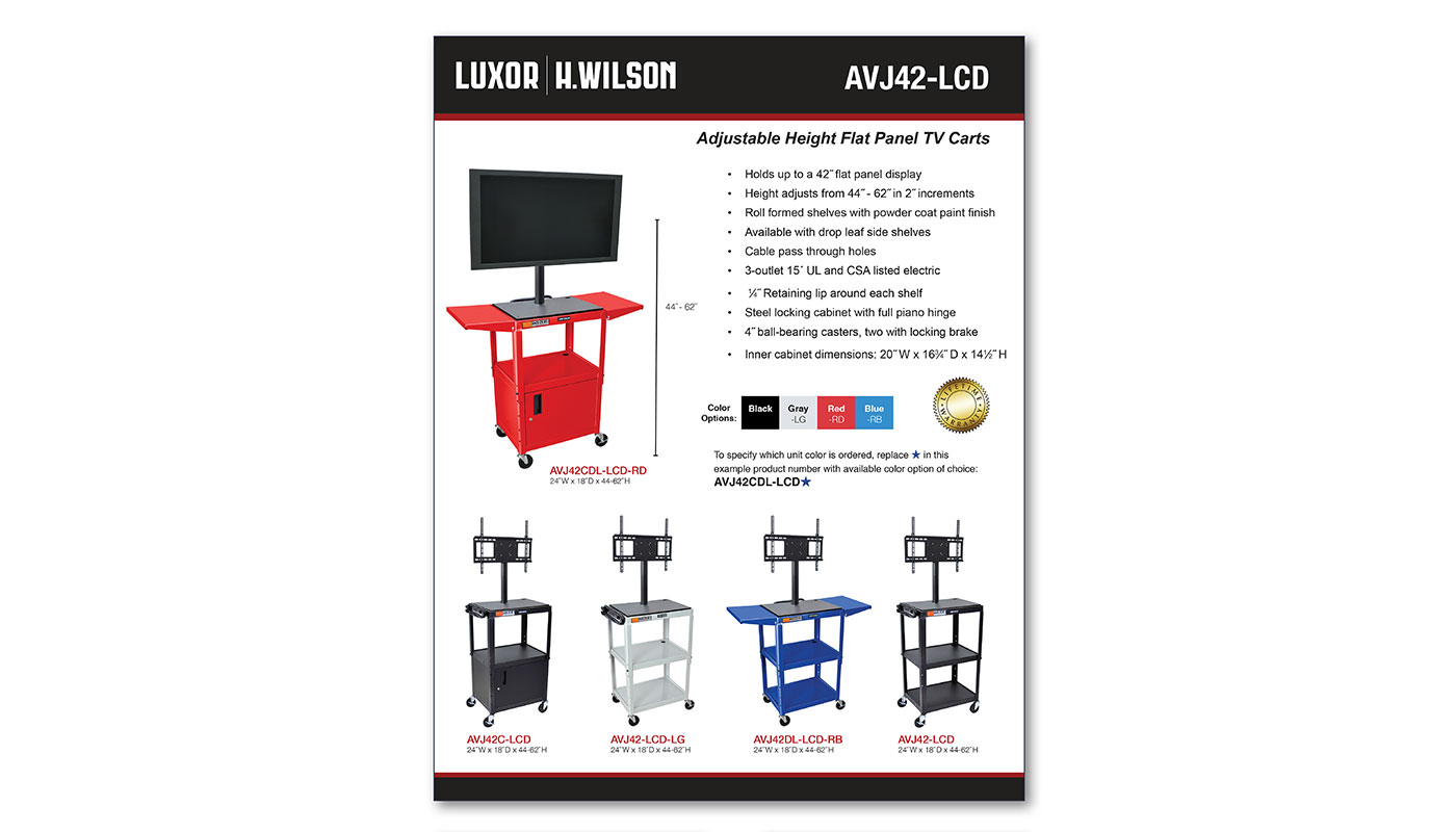 Luxor Product Sell Sheets